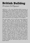 British Bulldog – Game description from 2008 by Caroline Sanderson.