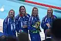 Rebecca Adlington, Joanne Jackson, Jazmin Carlin and Caitlin McClatchey – 4×200&nbsp;m freestyle relay long course record holders.