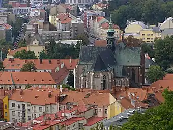 Aerial view from the Spilberk Castle