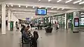 Old departure hall in June 2017