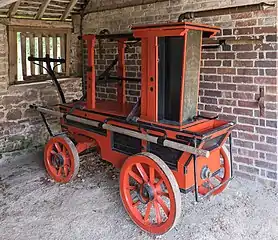 Horse-drawn fire pump given to Brockhampton Estate in 1818