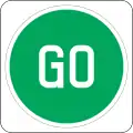 Temporary Go sign