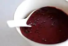 Image 30Bubur pulut hitam, without coconut milk. (from Malaysian cuisine)