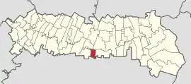 Location in Ialomița County