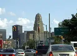 City Hall viewed from downtown
