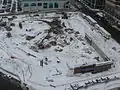 Clearing the site, 2008