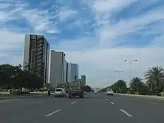 Highrise Buildings are being erected at fast pace on Jinnah Avenue