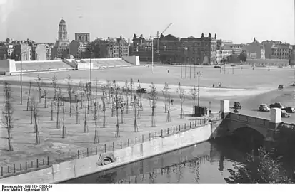 Marx-Engels-Platz on the former ground of the Stadtschloss and Schlossplatz