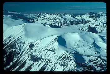 Burroughs Mountain from above
