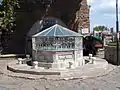 Ablution fountain (şadırvan) in the courtyard
