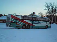 Image 6614.5-metres 1991 Delta Star 501 on Volvo B10M with cantilever tail lift. (from Bruck (vehicle))