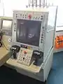 Weapons station for the remote controlled M242 on the multi-role vessel HMNZS&nbsp;Canterbury