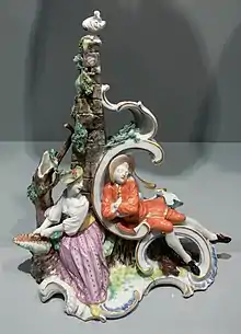 Franz Anton Bustelli, Rococo Nymphenburg Porcelain group