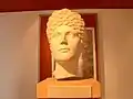 Bust of a woman at Milreu's interpretation centre