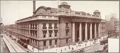 The old Chicago and North Western Terminal ca. 1912, soon after its completion