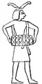 Ancient Egyptian With TwoSided Drum