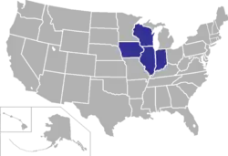 Location of teams in {{{title}}}