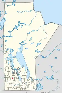 Location of Clanwilliam – Erickson in Manitoba