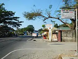 Caba town center along the National Highway