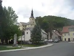 Čabar town center