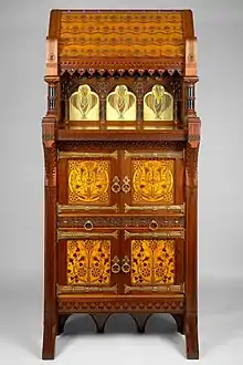 Cabinet (ca. 1877-80), by Daniel Pabst, Metropolitan Museum of Art, New York City.
