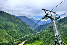 The tower of Manakamana Cable Car.