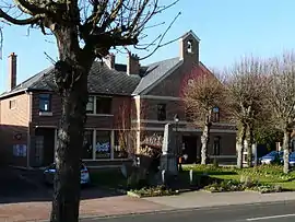 The town hall in Cagnoncles