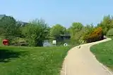 The northwest pond