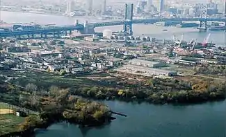 Aerial view of the Camden Waterfront