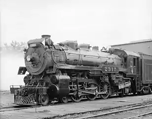 No. 2317 at Steamtown NHS in 1989.