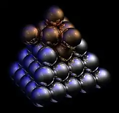 During the 3D rendering step, the number of reflections "light rays" can take, as well as various other attributes, can be tailored to achieve a desired visual effect. Rendered with Cobalt.