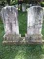 Captain William Oldrin (1773–1858) and Almy Kinner (1780–1853) tombstone