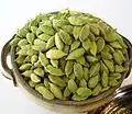 Cardamom pods as used as spice