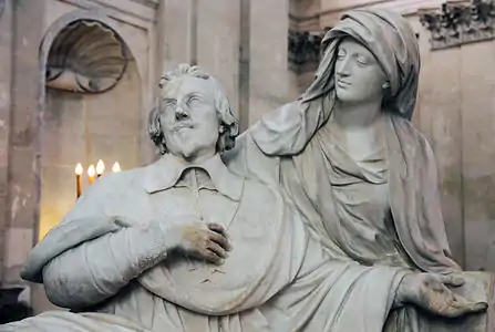 A baroque elaboration: the tomb of Cardinal Richelieu, c. 1675-94. Chapel of the Sorbonne, Paris