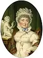 Painting of Izabela Lubomirska, 1816, by Carl Hummel