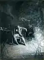 One of James Carling's illustrations for The Raven by Edgar Allan Poe.