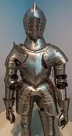 Armour, with Helmet, circa 1555, by Anton Peffenhauser