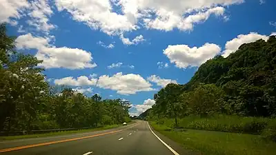 Puerto Rico Highway 142 south in Abras, Corozal