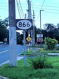 Puerto Rico Highway 866 in Candelaria