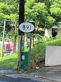PR-891 in Barrio Pueblo, Corozal