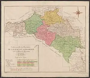 Administrative divisions in 1777-1782