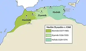 The Marinid Sultanate in 1360