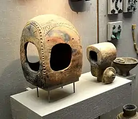 Clay cart figurines, Catacomb culture, 3 mill. BC