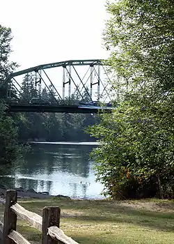 Carver Bridge, Carver Park, and Clackamas River