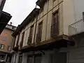 Half-timbered house in Monza, Lombardy.