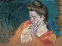 Mary CassattPortrait of a Young Woman, Pastel on paper, 1898