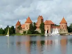 Image 44Trakai Island Castle, residence of the Grand Duke Vytautas (from Grand Duchy of Lithuania)