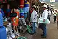 A picture of one of the many open-air markets in central Catacamas