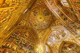 Interior view of the Holy Savior Cathedral