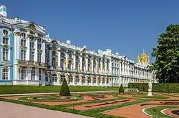 Tsarskoe Selo (Pushkin, Russia), 1749–1756, by Francesco Bartolomeo Rastrelli